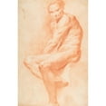 thumbnail image 2 of Charles-André van Loo 13x18 Gold Ornate Wood Frame and Double Matted Museum Art Print Titled - Life Drawing (Mid-18th Century), 2 of 4