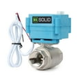 thumbnail image 2 of U.S. Solid Motorized Ball Valve - IP67 3/4inch Stainless Steel Ball Valve with Waterproof Cover, Full Port, 110-230V and 2 Wire Auto Return, 2 of 6