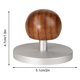 thumbnail image 2 of Golpeador de café de aleación de aluminio con mango de madera ergonómico - 51/53/58mm, 2 of 10