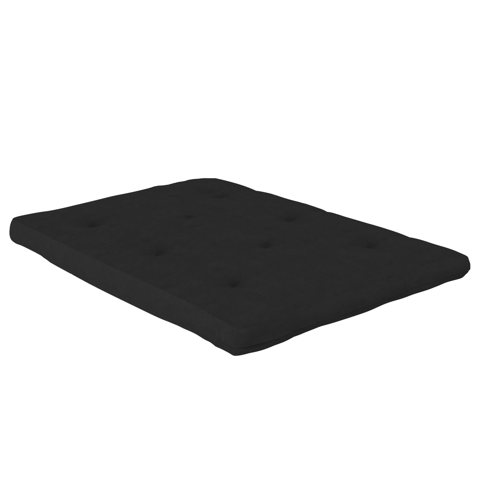 DHP 6" Full Microfiber Futon Mattress, Mattress Only, Black Walmart