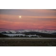thumbnail image 2 of Grall, Don 18x13 White Modern Wood Framed Museum Art Print Titled - CO, Full moon and alpenglow above Mosquito Range, 2 of 4