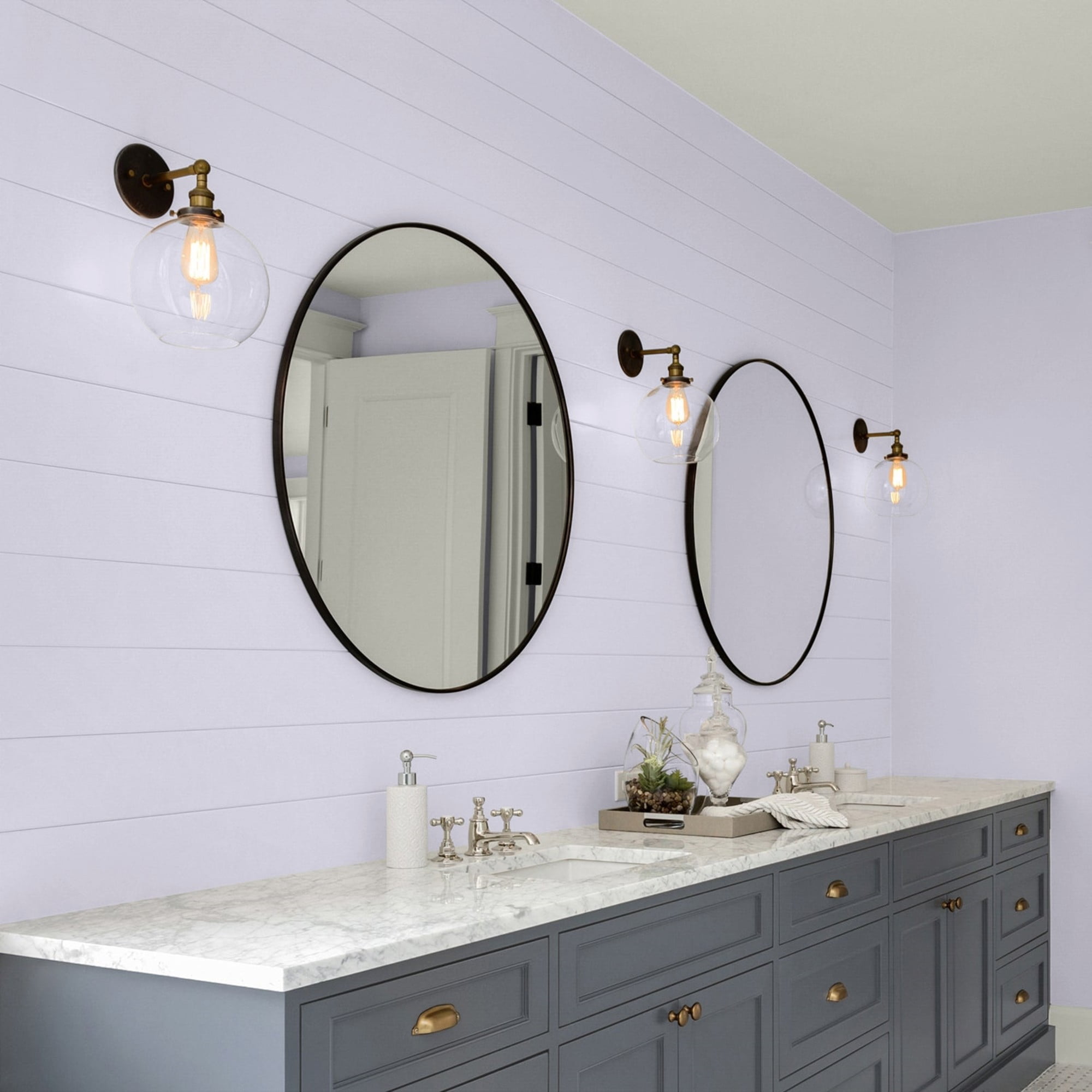 Glidden Fundamentals Lavender Haze / Purple, Eggshell Interior Paint, 1 Quart