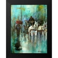 thumbnail image 2 of Zakrynycny, Viktor 12x14 Black Modern Framed Museum Art Print Titled - In the Rain in Vienna, 2 of 5