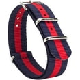 thumbnail image 2 of NATO Strap Premium Ballistic Unisex Nylon Watch Strap 18mm, 2 of 7