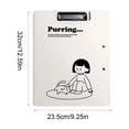 thumbnail image 3 of EGNMCR Storage Bins, Storage Containers A4 Folder Secretary Clipboard Document Hold Student Writing Pad Office Clipboard Storage Multifunctional Organizer Plasti c File Folder Board Clip, 3 of 7