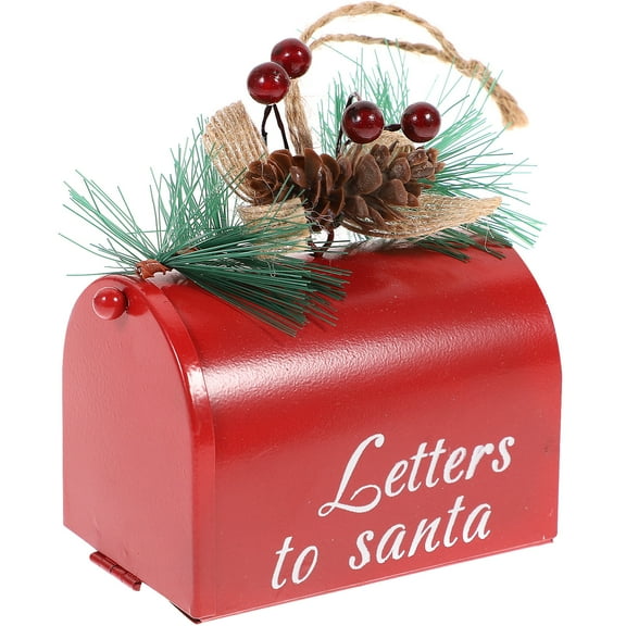 Gymnture christmas Nativity Letters to Santa Mailbox Ornament Xmas Tree Decor
