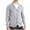 Gray, variant on GigrtiJin Men's V Neck Button down Sweater Solid Color Long Sleeved Loose Sweaters Lightweight Casual Cardigan Tops