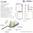 thumbnail image 2 of EEMB 3.7V Lipo Battery 1400mAh 112945 Lithium Polymer ion Battery Rechargeable Lithium ion Polymer Battery with JST Connector Make Sure Device Polarity Matches with Battery Before Purchase!!!, 2 of 6