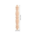 thumbnail image 2 of AURARMLET 6Pcs Wood Baluster High-End Design Cylindrical Shape For Kitchen Cabinets, 2 of 6