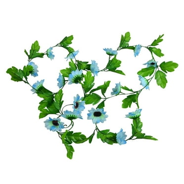 Sunflower Garland Silk Garden Craft Artificial Flower Home Leaf Vintage ...