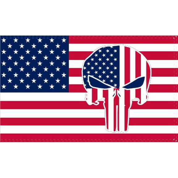 American Police Punisher 3'X5' Flag Rough Tex ® 100D