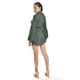 thumbnail image 3 of Blusa larga con manga globo y cinturón Roman Fashion/Juvenil, 10801 (Verde militar) verde oscuro G, 3 of 6