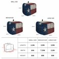 thumbnail image 6 of Toaster Cover 4 Slice, Vintage Star Country Dustproof Bakeware Oven Protector with Top Hook, American Flag Blue Red Waterproof Small Kitchen Appliance Toasters Dust Cover, 12"x11"x8", 6 of 9