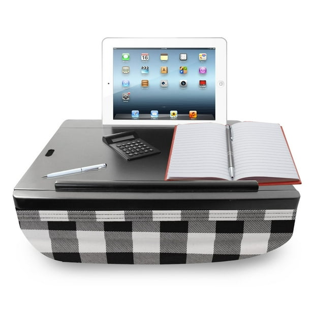 Icozy Portable Lap Desk For Ipad Tablets Computers Black Flannel
