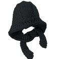 thumbnail image 3 of QASIEATN Womens Popular Skull Caps Women's Handmade Chunky Knit Hats Winter Thickened Warm Beanie Hats Ear Protecting Hats Fall Fashion Accessories, 3 of 4