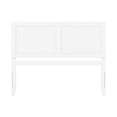 thumbnail image 6 of Pemberly Row Contemporary Queen Solid Wood Headboard in White, 6 of 8