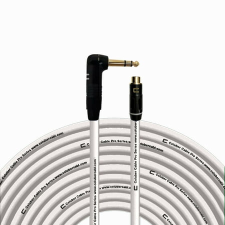 Coluber Cable Balanced Right Angle 1/4" TRS - RCA Female Pro 3-Pin Connector