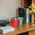 thumbnail image 2 of 1pc Portable Mini Office Desk Trash Bin Pen Holder - Office Supplies Storage, 2 of 5