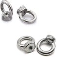 thumbnail image 3 of M6 Ring Nut 10 Pcs 304 Stainless Steel Thread Lifting Eye Nut Eye Nuts For Lifting Accessories, 3 of 4