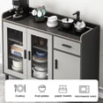 thumbnail image 3 of Tea Cabinet, Living Room Sideboard Multi Layers Modern  for Living Room, 3 of 7