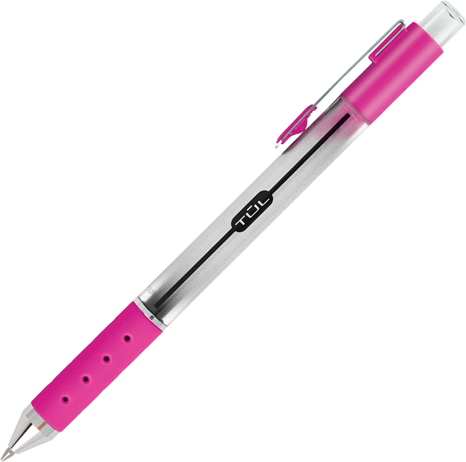 TUL WHJJK Retractable Gel Pens, Bullet Point, 0.7 mm, Gray Barrel, Assorted Standard and Bright Ink Colors, Pack of 14, SG_B01NBW93N6_US
