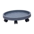 thumbnail image 3 of Almencla Plant Stand with Wheel Flower Pot Mover Breathable Base Silent Round Flower Cart Dia 44 cm, 3 of 8