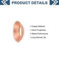thumbnail image 4 of 24PCS Copper Flare Gasket, 1/4" Tube Size, Suitable for 6.35mm Copper Pipe, Fittings for Air Conditioner Refrigeration Accessories, 4 of 6