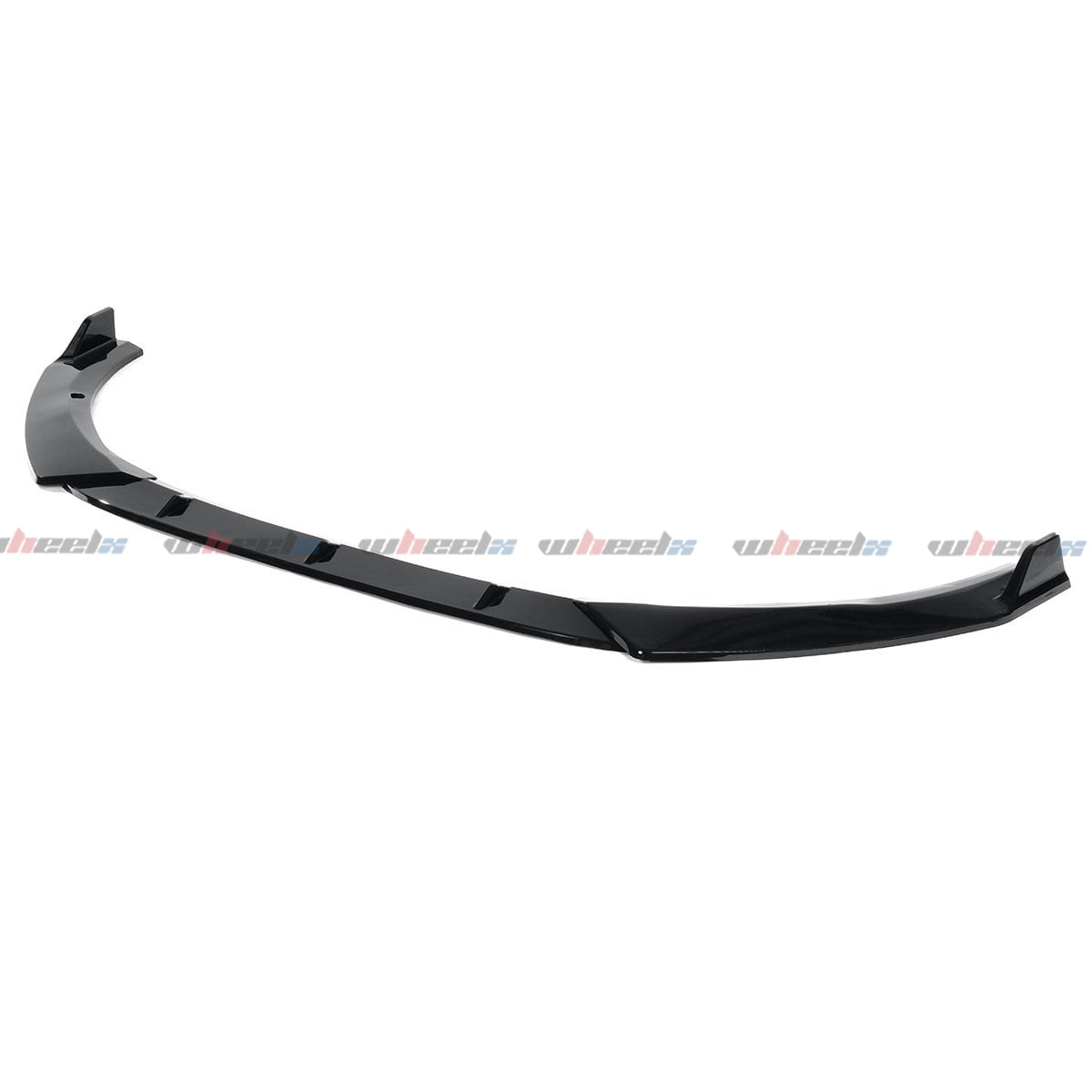 WheelX 3Pcs Front Bumper Lip Compatible with 2021-2025 Kia K5 (Glossy Black), Air Dam Fits for EX LX LXS GT-Line, Lower Chin Splitter Spoiler Protection Body Kit