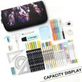 thumbnail image 4 of Mobile Suit Gundam Big Capacity Pencil Case, Large Storage Pencil Pouch Pen Case Bag with Zipper, Pencil Case for Office Supplies, 4 of 8