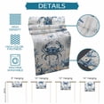 thumbnail image 6 of Blue Crab Coastal Table Runner 70 Inches, Beach Starfish Nautical Coral Retro Bed Runner Dresser Scarves Tabletop for Indoor Outdoor Parties/Ceremony/Banquet, 13" x 70", 6 of 9