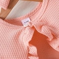 thumbnail image 6 of Hotiary Infant Baby Girl Flower Dresses and Cardigan Set Toddler Long Sleeve Tulle Dress Ruffle Cropped Bolero Shrug with Headband Outfits Deep Pink for 3 Months-3 Years, 6 of 8