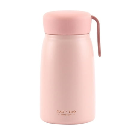 

1Pc Insulated Cup Adorable Vacuum Cup Stainless Steel Insulated Cup (Pink)