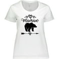 thumbnail image 3 of Inktastic Mamaw Bear Grandma Women's Plus Size T-Shirt, 3 of 5