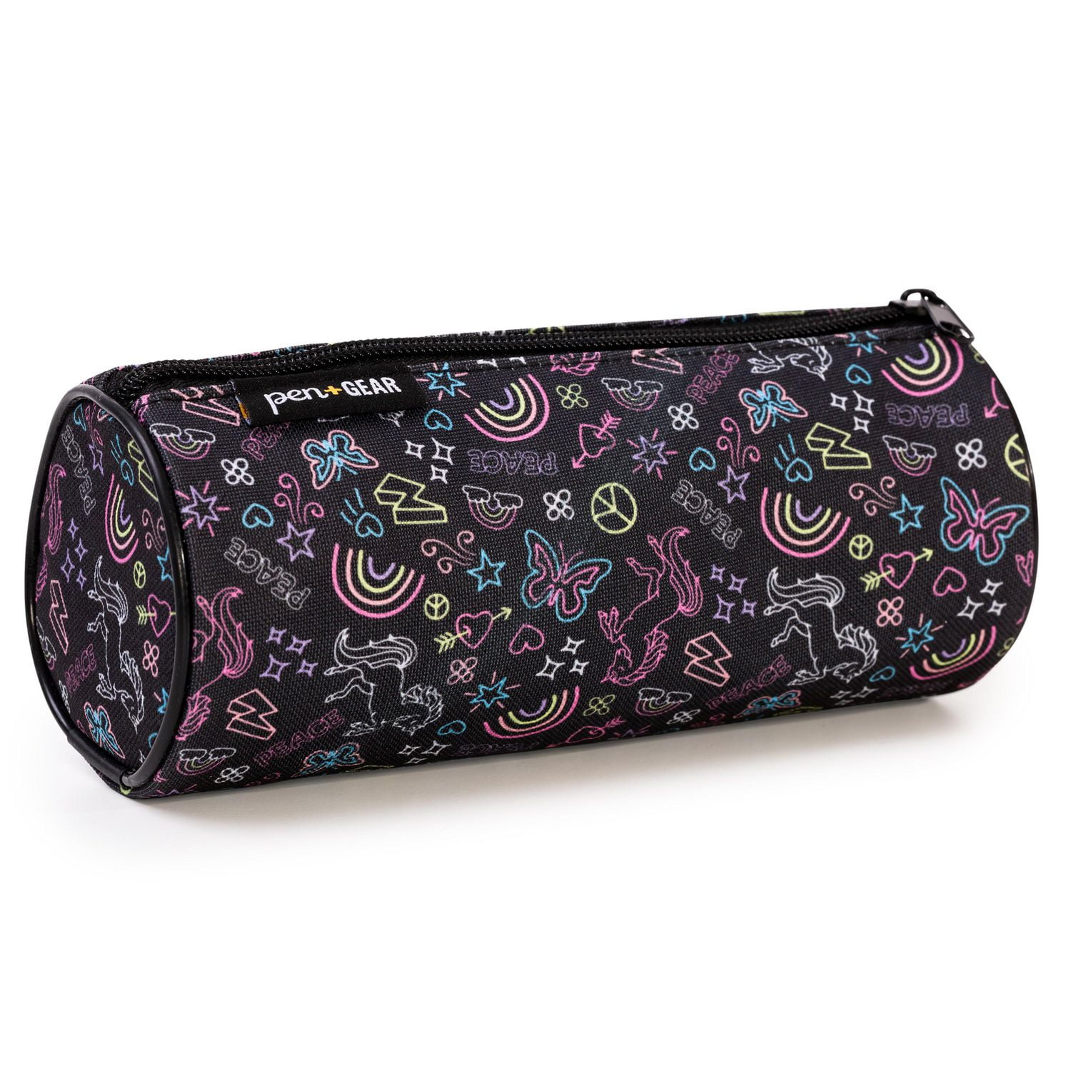 Pen & Gear Camo Barrel Pencil Case, Stationery Case