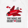thumbnail image 4 of Inktastic Valentines Day Airplane Hearts Boys or Girls Baby Bodysuit, 4 of 5