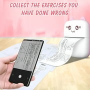 GJX Mini Printer, Portable Mini Photo Printer