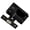 Black, variant on Tibvox UpgradesSteel Hydraulic Hinge Rust Resistant Hinge Sqaure for Modern Glass Door