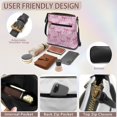 thumbnail image 5 of Yuyamidu Pink Bow Crossbody Bag Purse Set for Women, PU Leather 2 Pieces Handbag Sling Bag with Adjustable Shoulder Strap, Matching Wallet, Ideal for Holiday Gatherings, Daily Use, 5 of 8