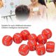thumbnail image 5 of Teaching Dice Set,20Pcs Fraction Dice Class Set Acrylic,6 Sided Math Fraction Dice, Red, 5 of 5