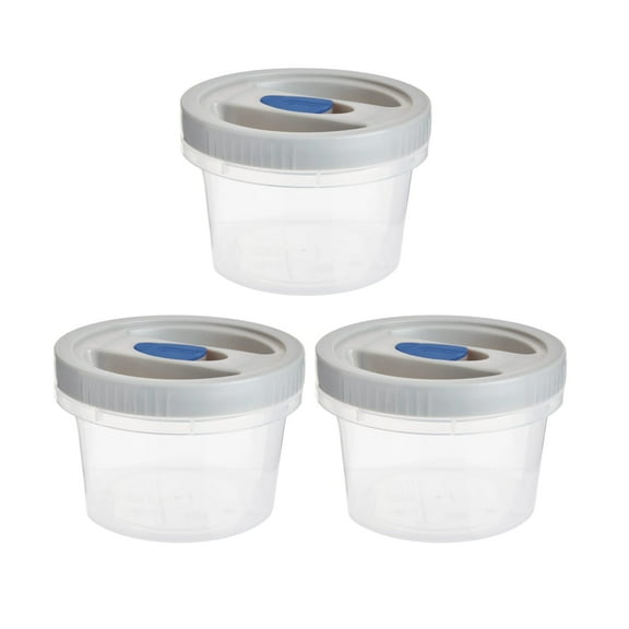 GoodCook Twister 6pc 16oz Container Set with Vented Lids, Made Without BPA