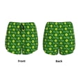 thumbnail image 3 of Balery Happy St. Patrick's Day Pantalones cortos deportivos para mujer con forro y dos bolsillos, elásticos, para entrenamiento, gimnasio, yoga-Large, 3 of 7