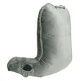 thumbnail image 3 of Home Soft Things Faux Fur Bedrest Pillow Cover Large Size - Elephant Skin - 28" x 30" x 17", 3 of 9