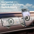 thumbnail image 5 of Casetego Universal 360° Magnetic Suction Phone Holder Car,Alloy Folding Magnetic Cell Phone Holder for Car [Super Strong Magnet] Bracket Magnetic Dashboard Phone Car Mount for All Smartphone,Sliver, 5 of 8