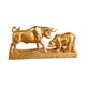 thumbnail image 2 of Estatua de toro y oso, 11 x 3 x 5,3 pulgadas, colección Feng Shui, escultura animal Dorado, 2 of 9