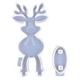 thumbnail image 6 of BESTYASH silicone resin molds crystal Christmas Deer Ornament Mold Transparent 1Pcs for Epoxy Resin Casting, 6 of 8