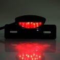 thumbnail image 3 of MAYUJIAA Motorcycle LED Rear Brake Tail Light Stop License Plate Lights for Cafe Racer Smoke QM321-15174, 3 of 12