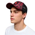 thumbnail image 2 of Yuanlong Unisex For Men And Women Trucker Hat Camo Maple Leaf Mesh Back Adjustable Baseball Hat Daily Outdoor Sports Hat, 2 of 4