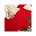 thumbnail image 4 of Homore Cute Fluffy Carpet Soft Washable Area Rugs for Bedroom/ Living Room Decoration,3'x5',Red, 4 of 8