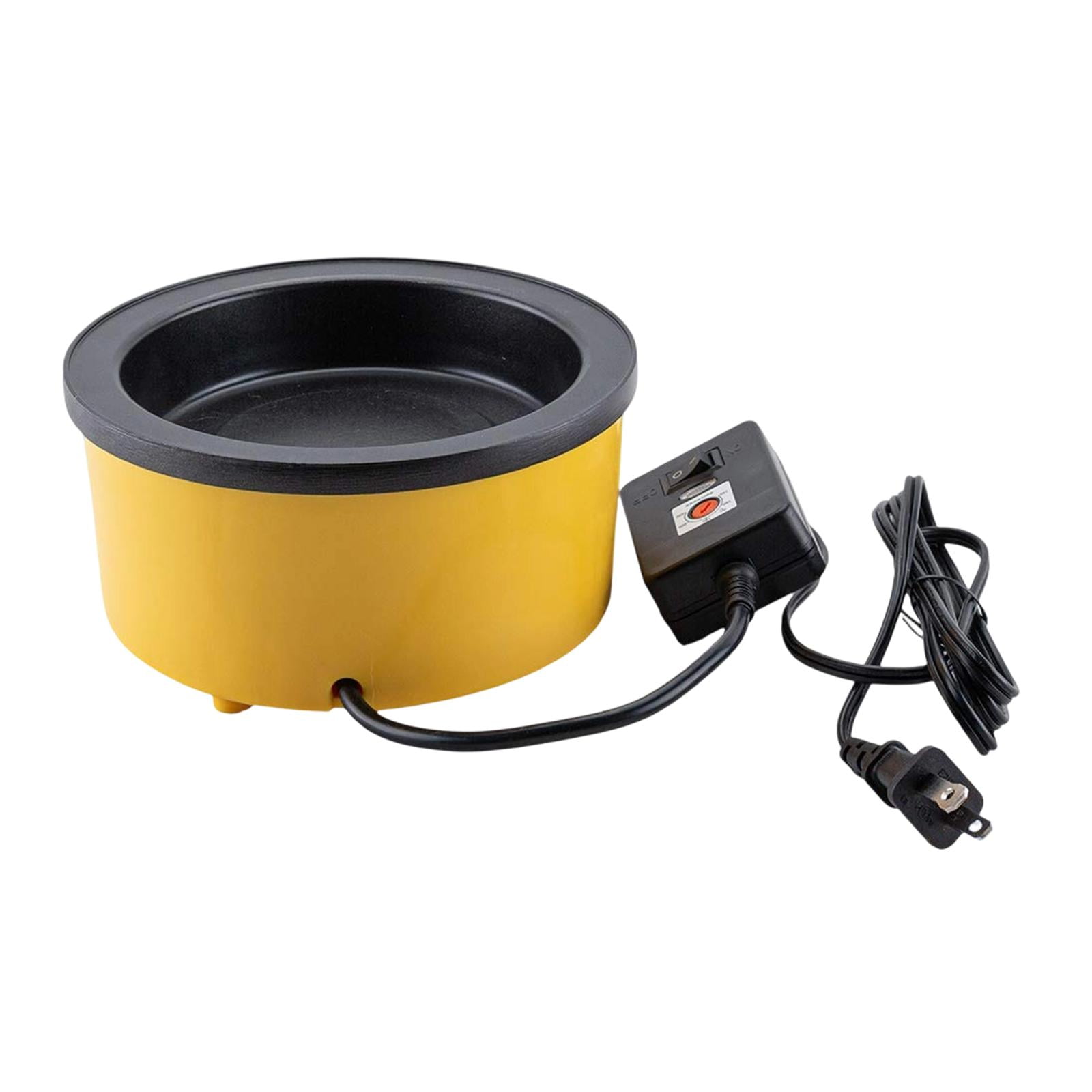 FVDPWYE Electric Hot Glue Melting Pot with Adjustable Temp 140-220 degreeC for DIY Jewelry