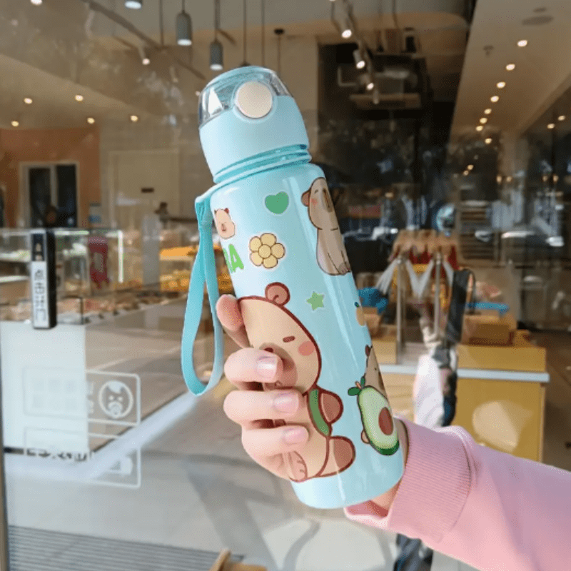 ZHU®bouteille D'eau Avec Paille Bouteille D'eau De Sport 2000 Ml